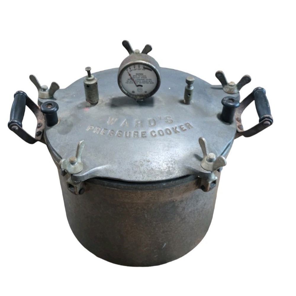 Vintage "Ward's Montgomery Pressure Cooker".